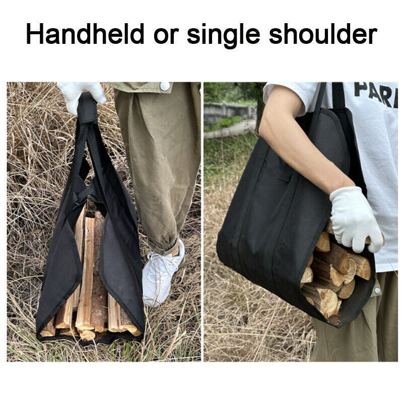 Canvas Firewood Log carrier