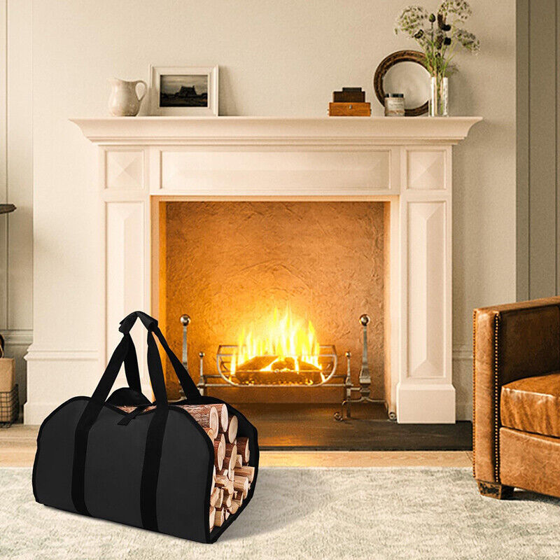 Canvas Firewood Log carrier