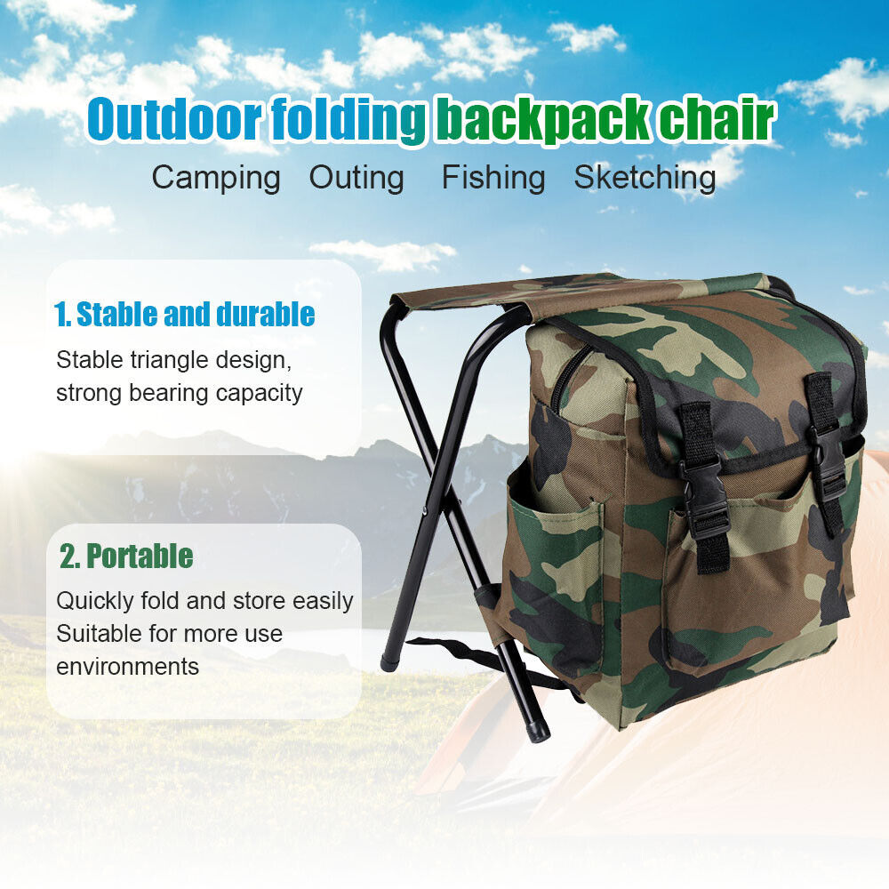 2in1 Backpack that turns into a Foldable Stool
