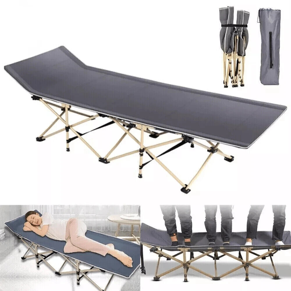 Heavy Duty and lightweight Single Folding Bed With Bag