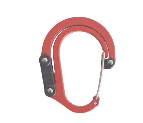 Hybrid Gear Clip - Carabiner Rotating Hook Clip Non-Locking Strong Clips For Camping, Fishing, Hiking and Travel