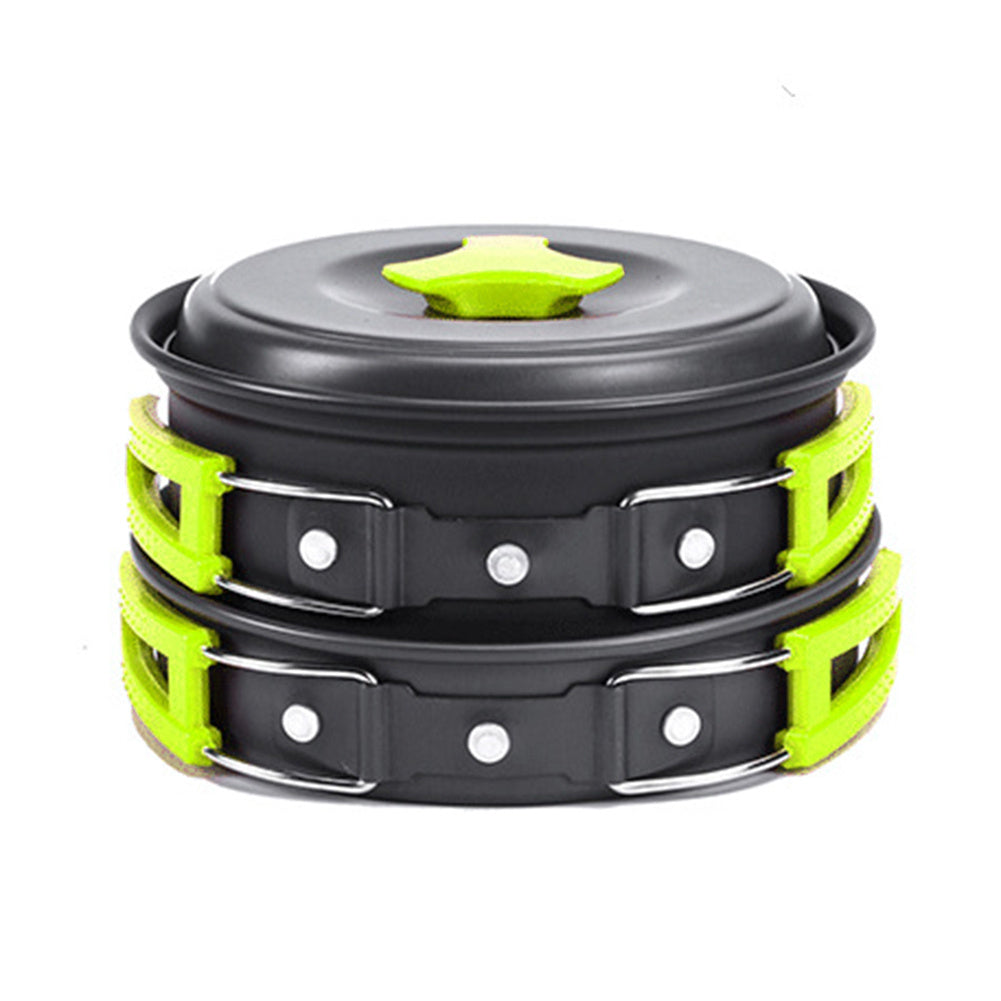 Camping Cookware Kit Outdoor Cooking Set Aluminum Equipment