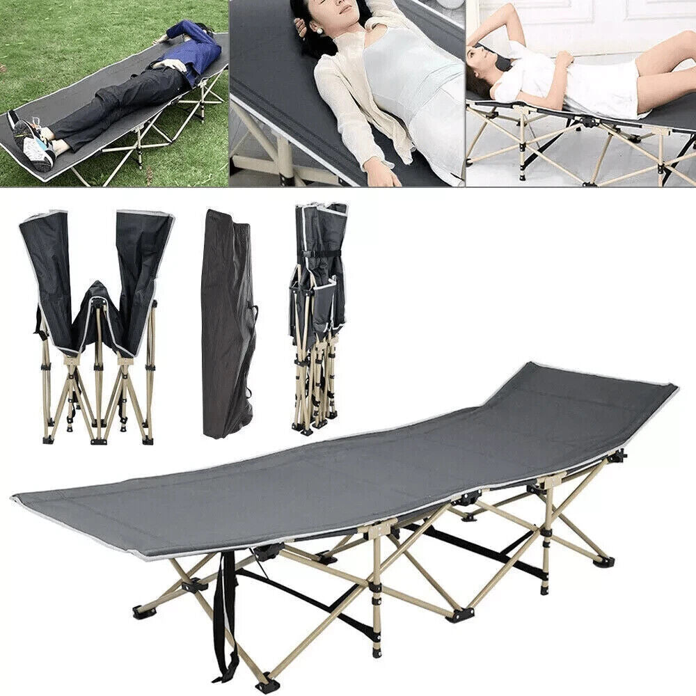 Heavy Duty and lightweight Single Folding Bed With Bag