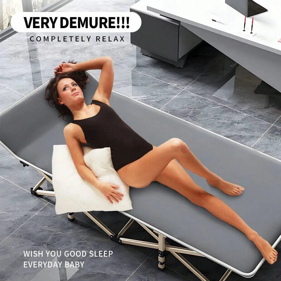 Heavy Duty and lightweight Single Folding Bed With Bag