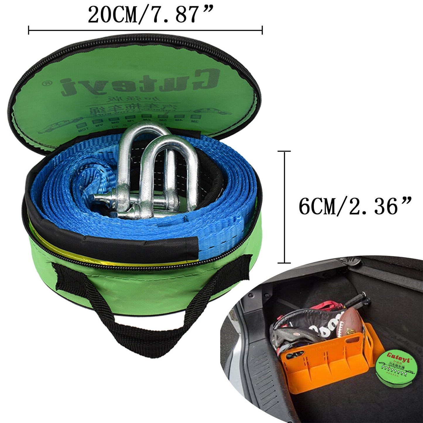 5M Heavy Duty Towing  Strap