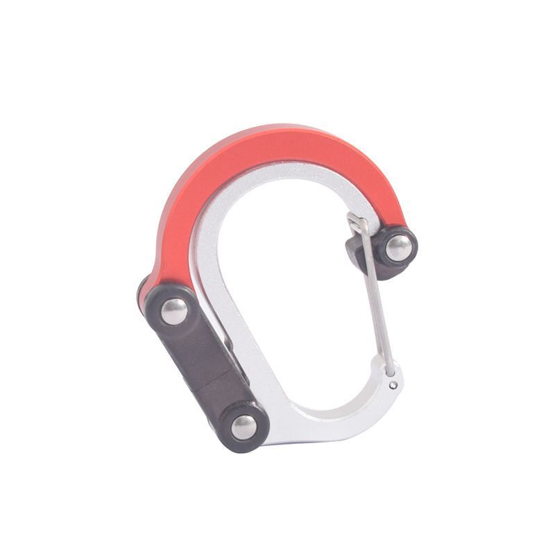 Hybrid Gear Clip - Carabiner Rotating Hook Clip Non-Locking Strong Clips For Camping, Fishing, Hiking and Travel